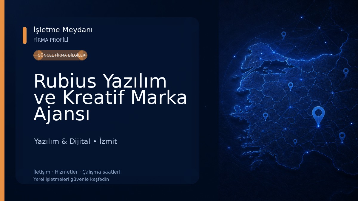Rubius Yazılım ve Kreatif Marka Ajansı Yazılım & Dijital