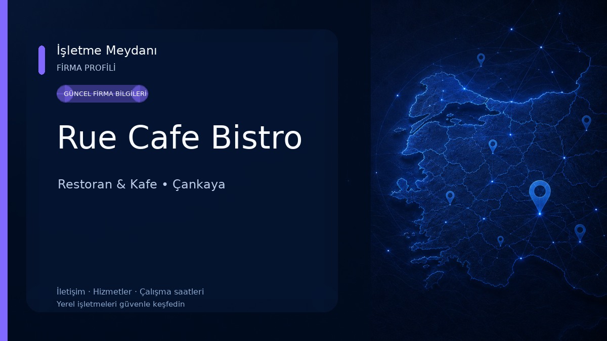 Rue Cafe Bistro Restoran & Kafe
