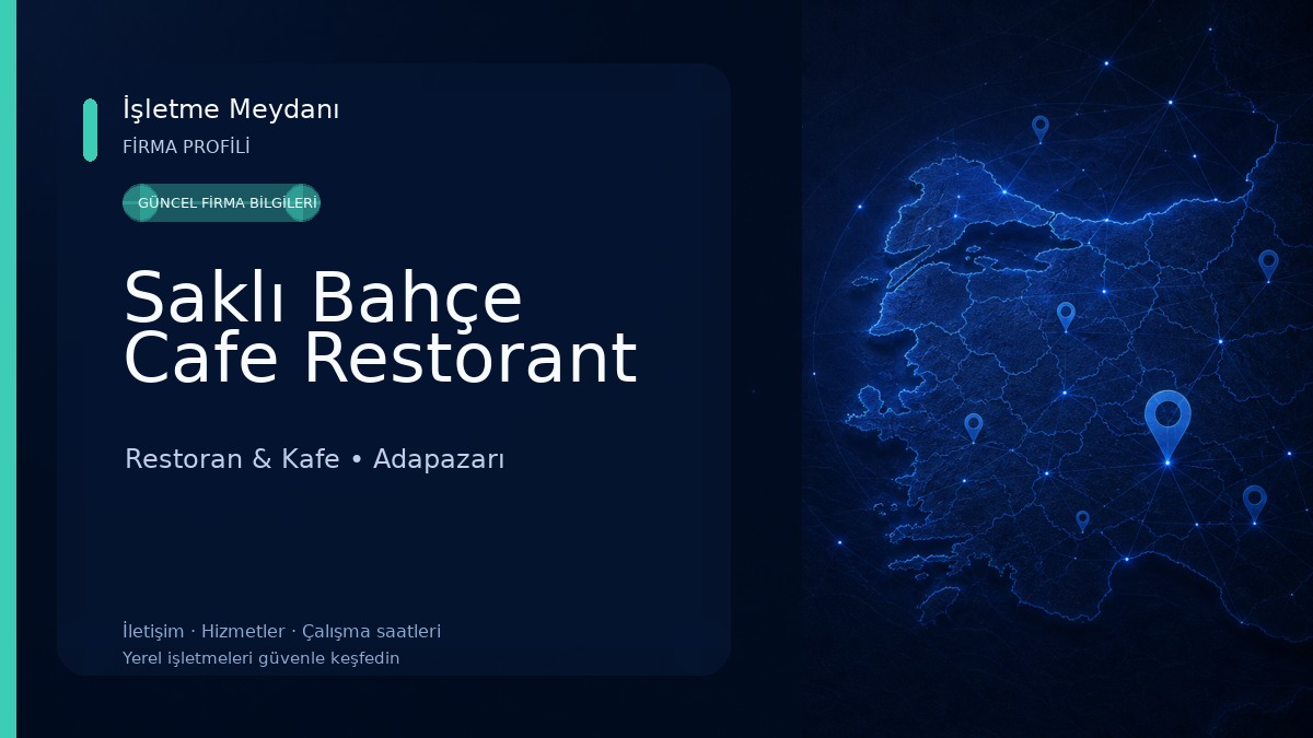 Saklı Bahçe Cafe Restorant Restoran & Kafe