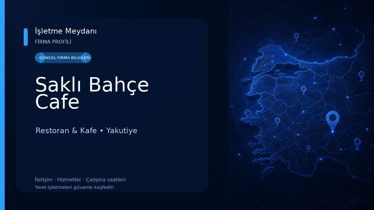 Saklı Bahçe Cafe Restoran & Kafe