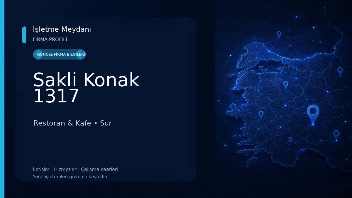 Sakli Konak 1317 Restoran & Kafe