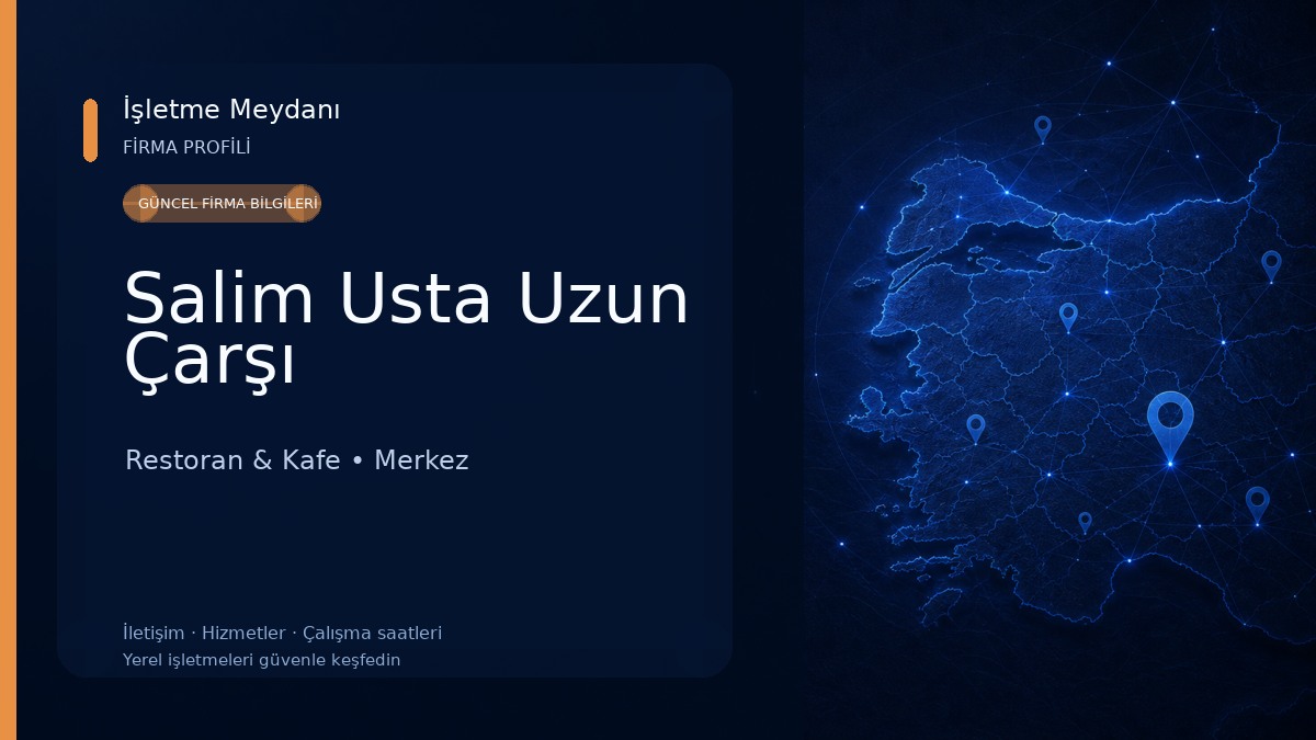 Salim Usta Uzun Çarşı Restoran & Kafe
