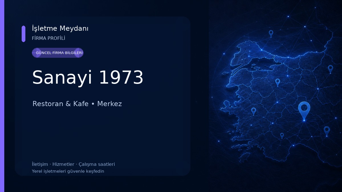 Sanayi 1973 Restoran & Kafe