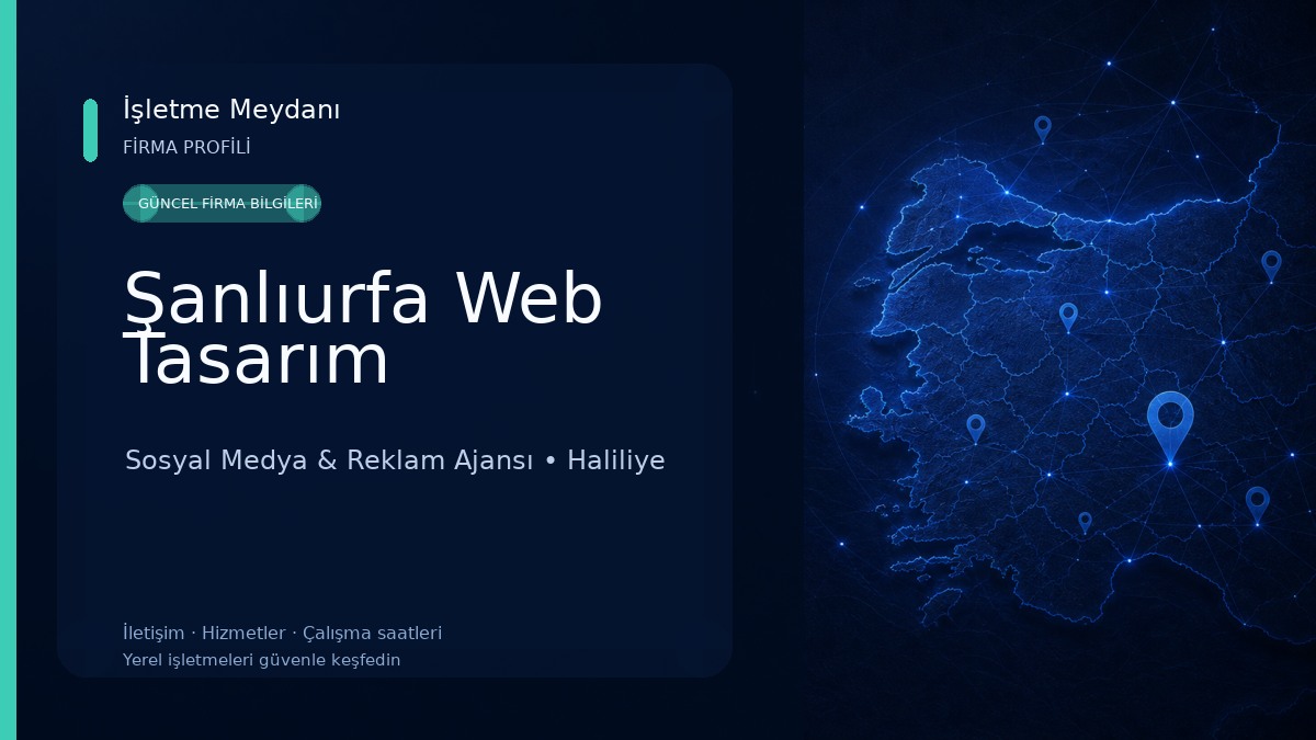 Şanlıurfa Web Tasarım Sosyal Medya & Reklam Ajansı