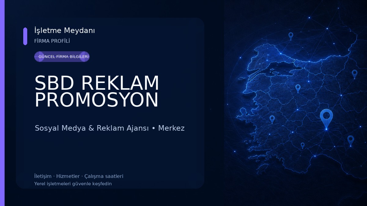 SBD REKLAM PROMOSYON