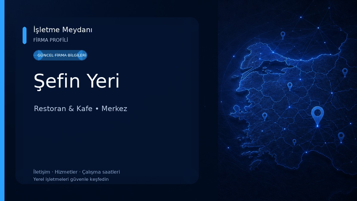 Şefin Yeri