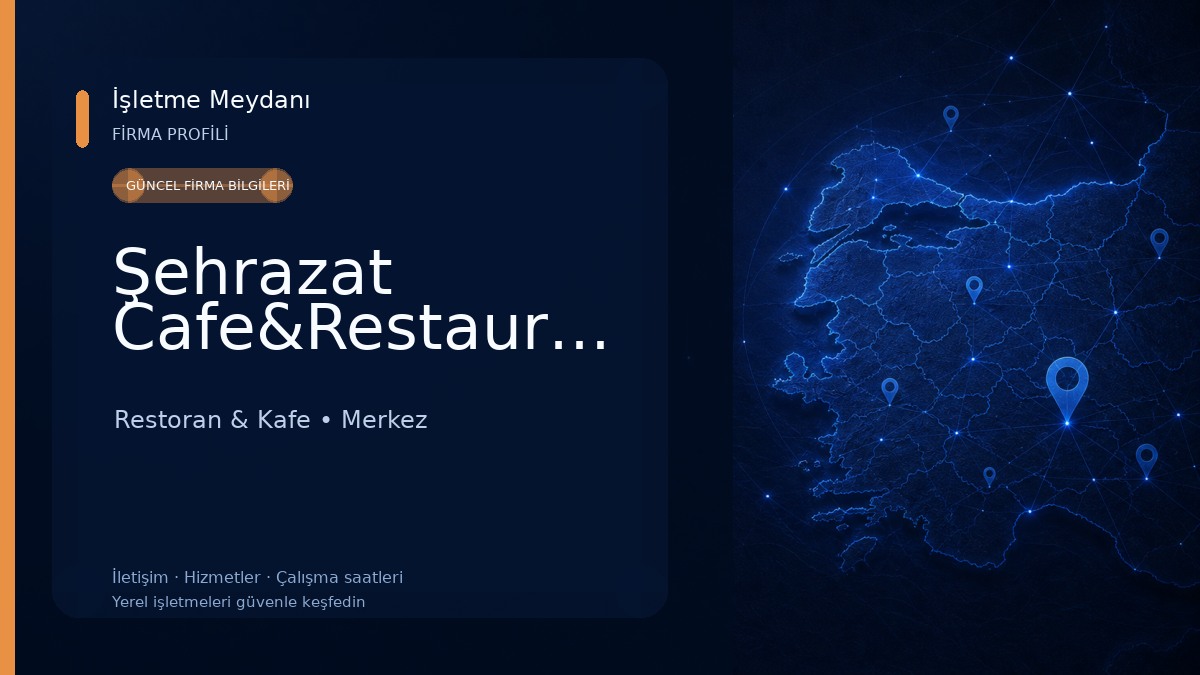 Şehrazat Cafe&Restaurant Restoran & Kafe