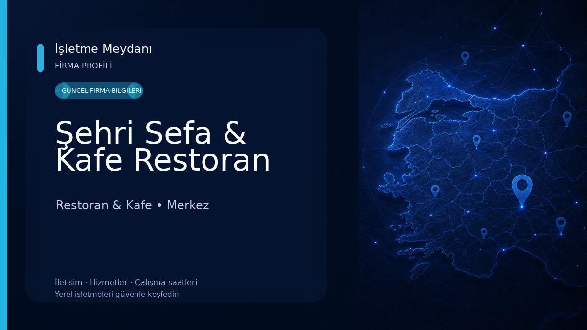 Şehri Sefa & Kafe Restoran Restoran & Kafe