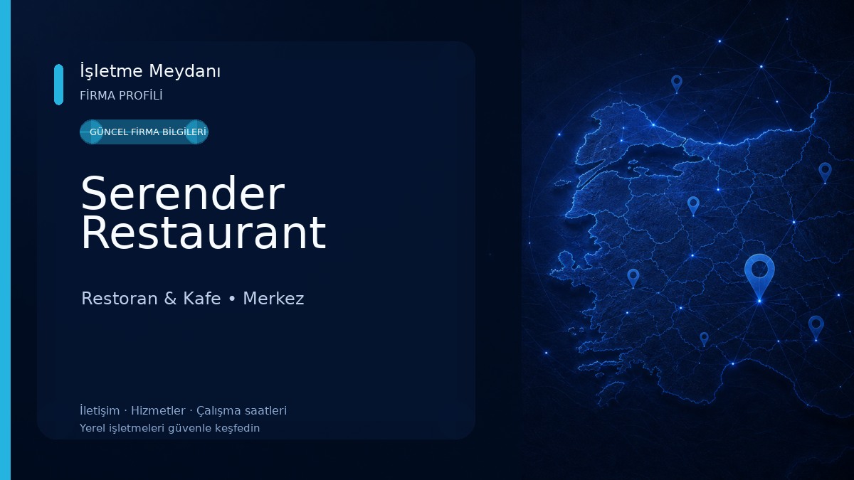 Serender Restaurant Restoran & Kafe