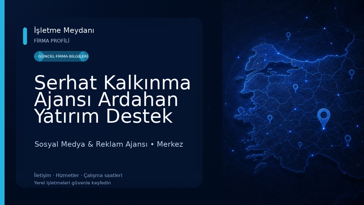 Serhat Kalkınma Ajansı Ardahan Yatırım Destek Ofisi