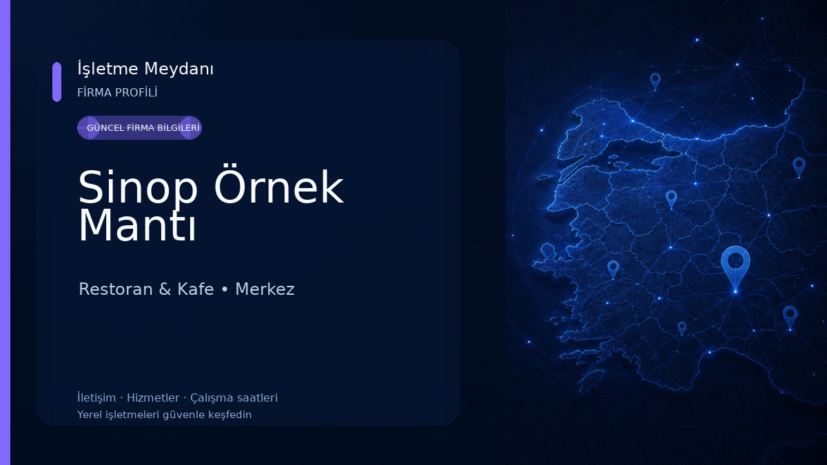 Sinop Örnek Mantı Restoran & Kafe