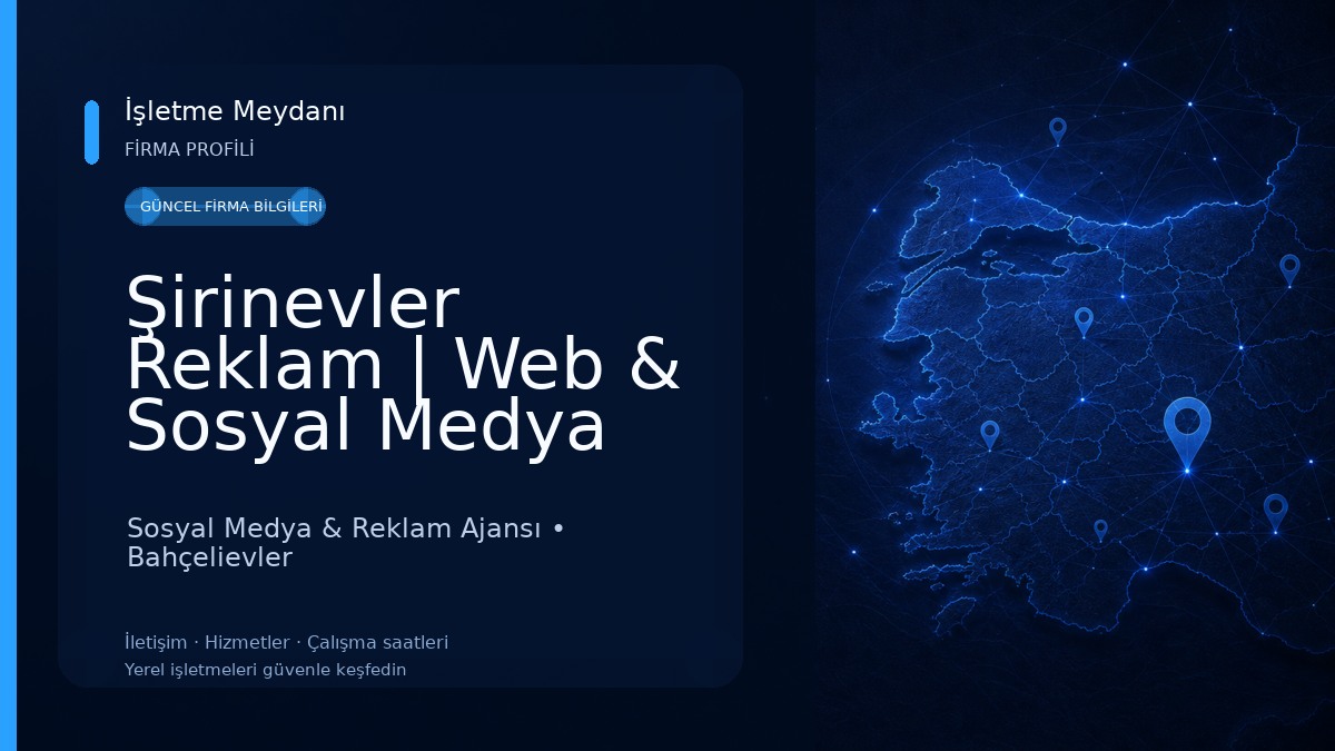 Şirinevler Reklam | Web & Sosyal Medya Reklam Ajansı Sosyal Medya & Reklam Ajansı