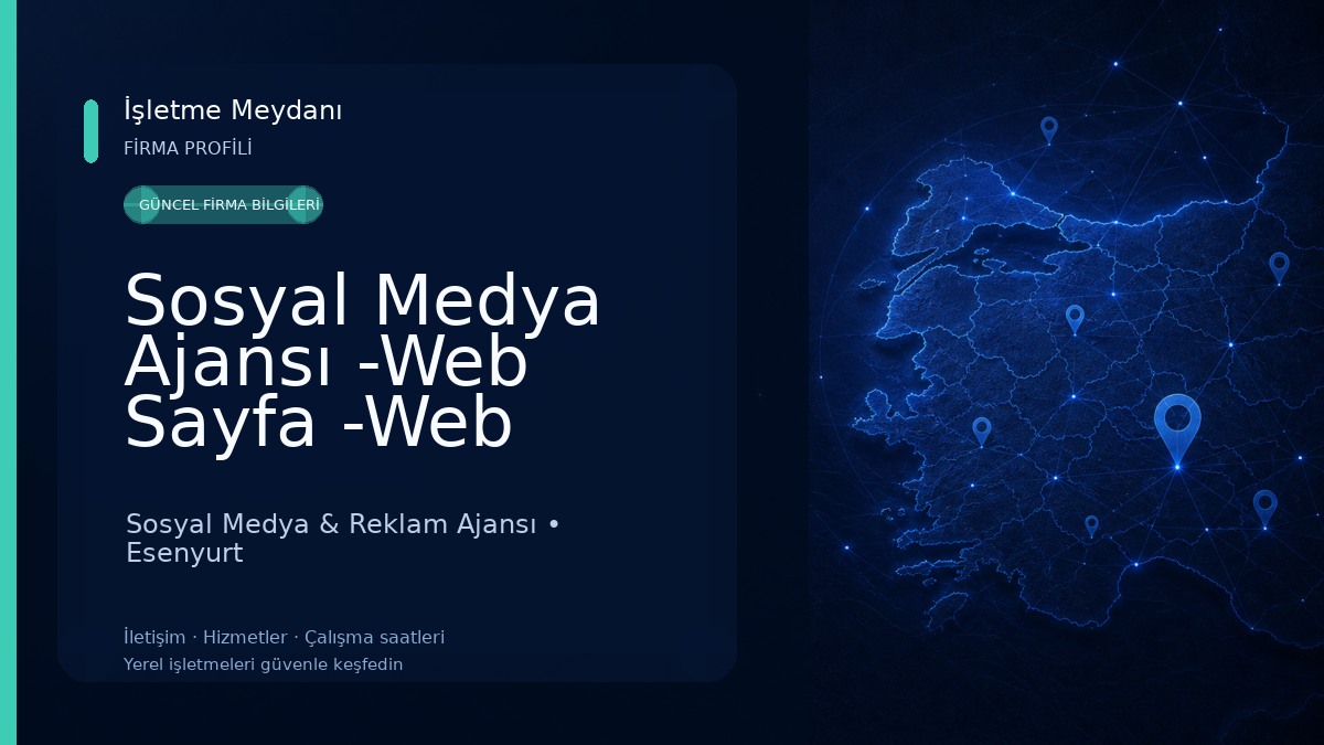 Sosyal Medya Ajansı -Web Sayfa -Web Tasarım Sosyal Medya & Reklam Ajansı