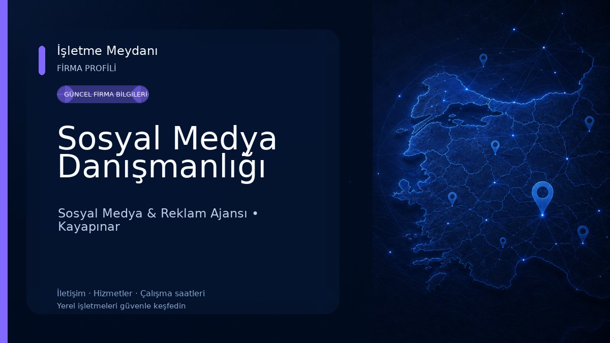 Sosyal Medya Danışmanlığı 