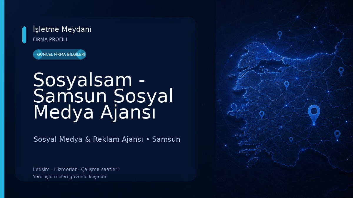 Sosyalsam - Samsun Sosyal Medya Ajansı Sosyal Medya & Reklam Ajansı