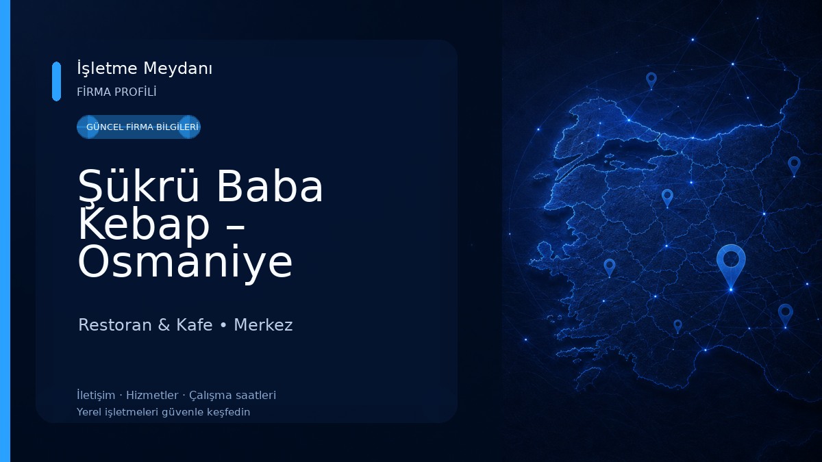 Şükrü Baba Kebap – Osmaniye