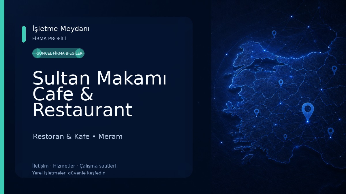 Sultan Makamı Cafe & Restaurant Restoran & Kafe