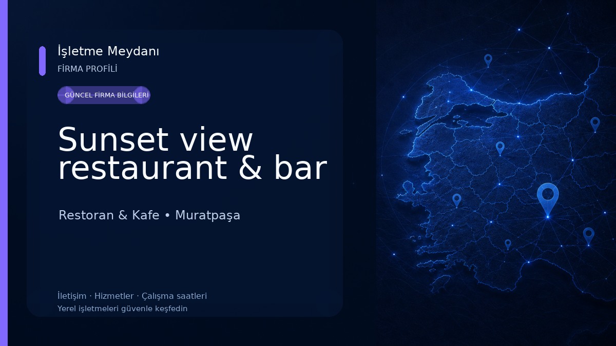 Sunset view restaurant & bar Restoran & Kafe