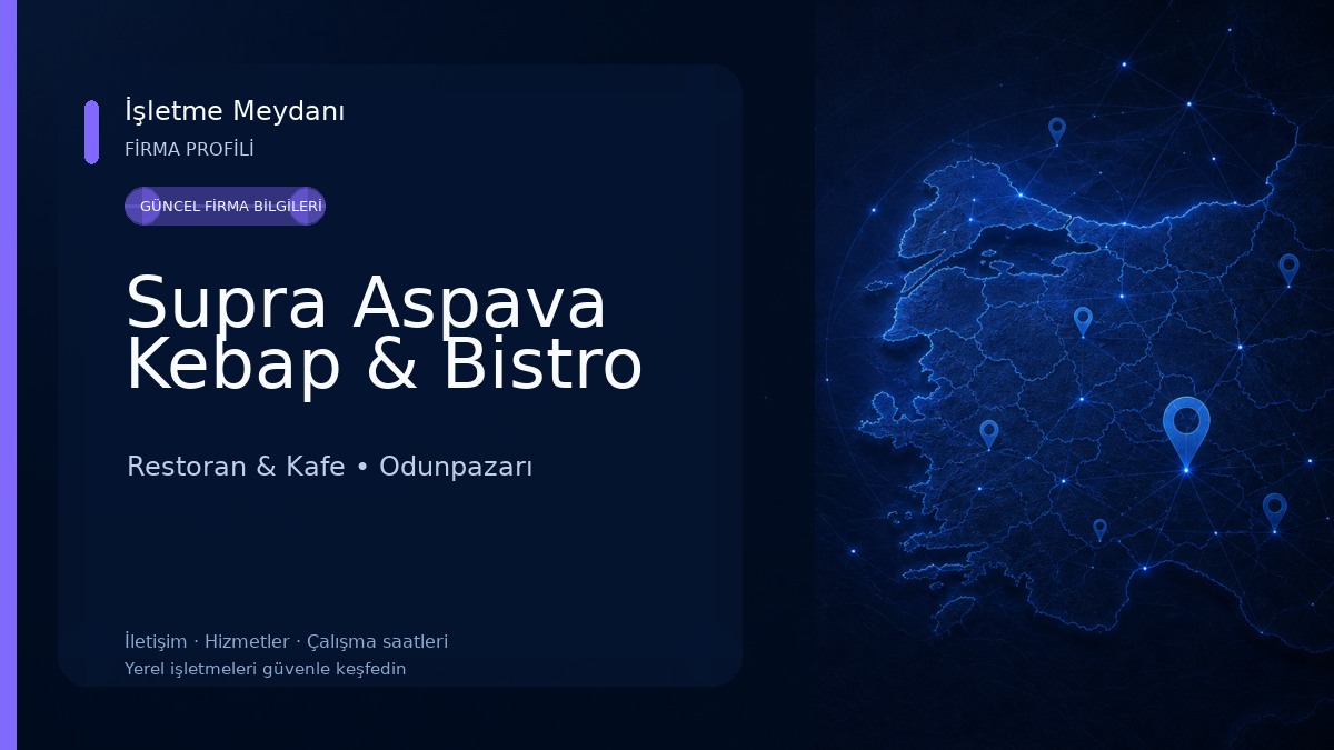 Supra Aspava Kebap & Bistro Restoran & Kafe
