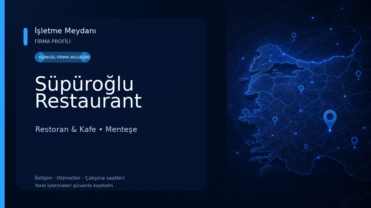 Süpüroğlu Restaurant Restoran & Kafe