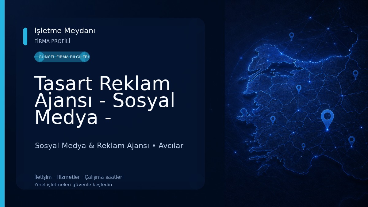 Tasart Reklam Ajansı - Sosyal Medya - Prodüksiyon Hizmetleri Sosyal Medya & Reklam Ajansı