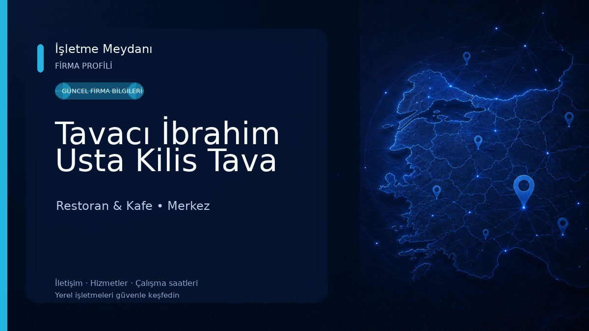 Tavacı İbrahim Usta Kilis Tava Restoran & Kafe