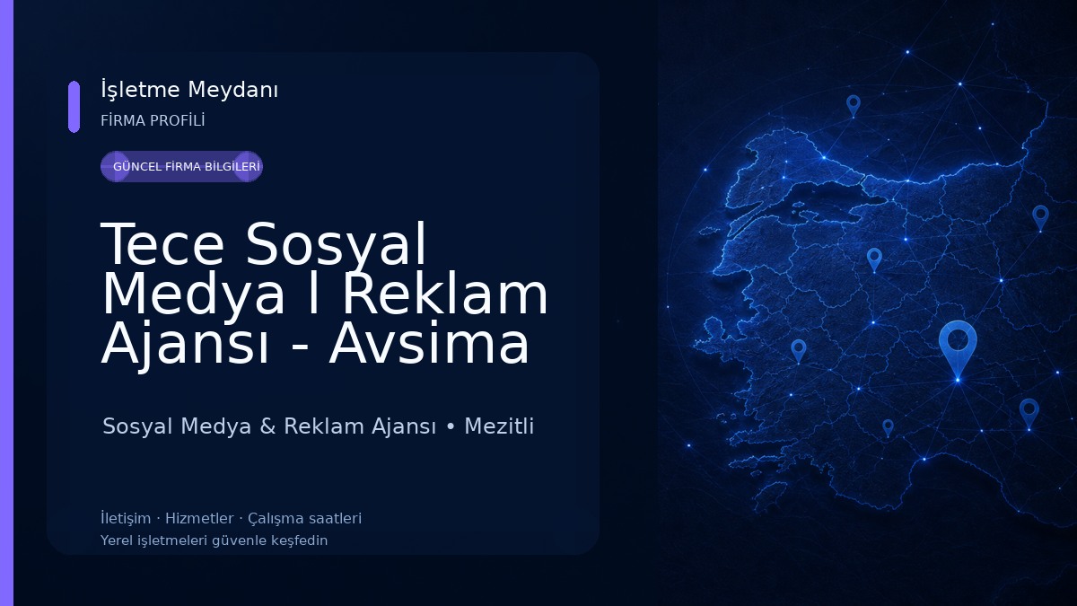 Tece Sosyal Medya l Reklam Ajansı - Avsima