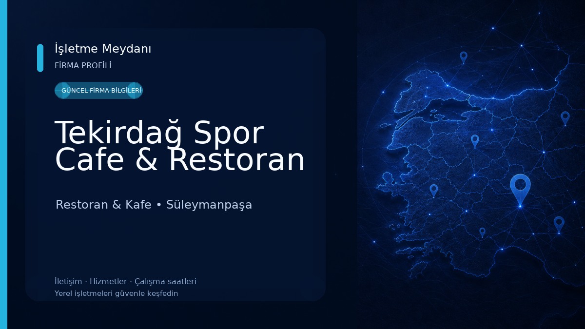 Tekirdağ Spor Cafe & Restoran