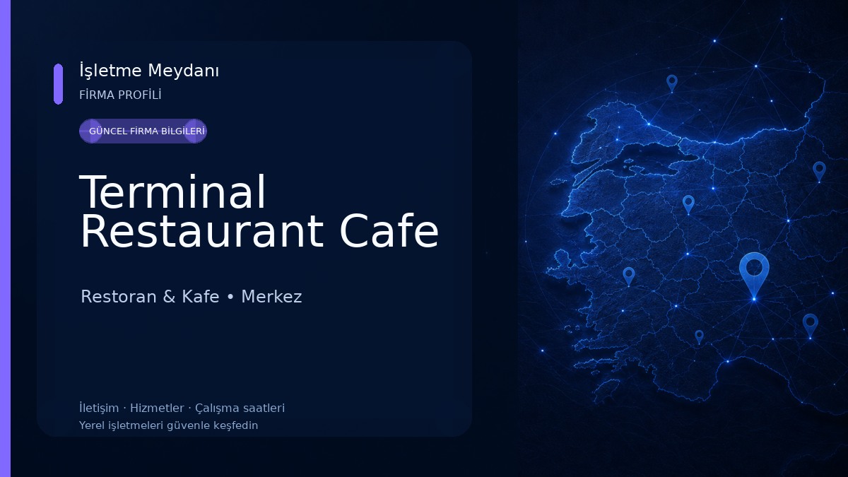 Terminal Restaurant Cafe Restoran & Kafe