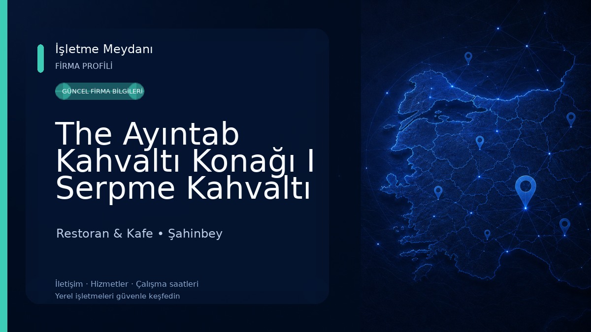 The Ayıntab Kahvaltı Konağı I Serpme Kahvaltı Restoran & Kafe