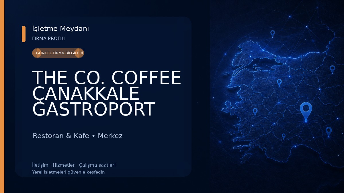 THE CO. COFFEE ÇANAKKALE GASTROPORT 