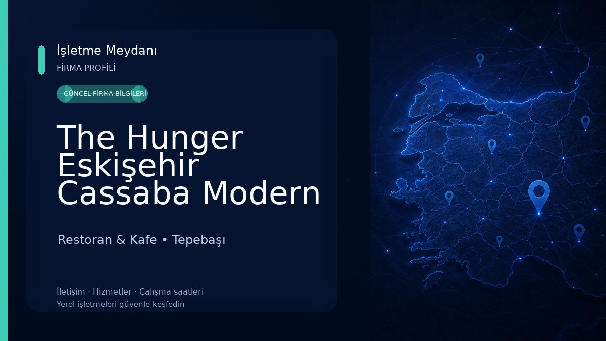 The Hunger Eskişehir Cassaba Modern