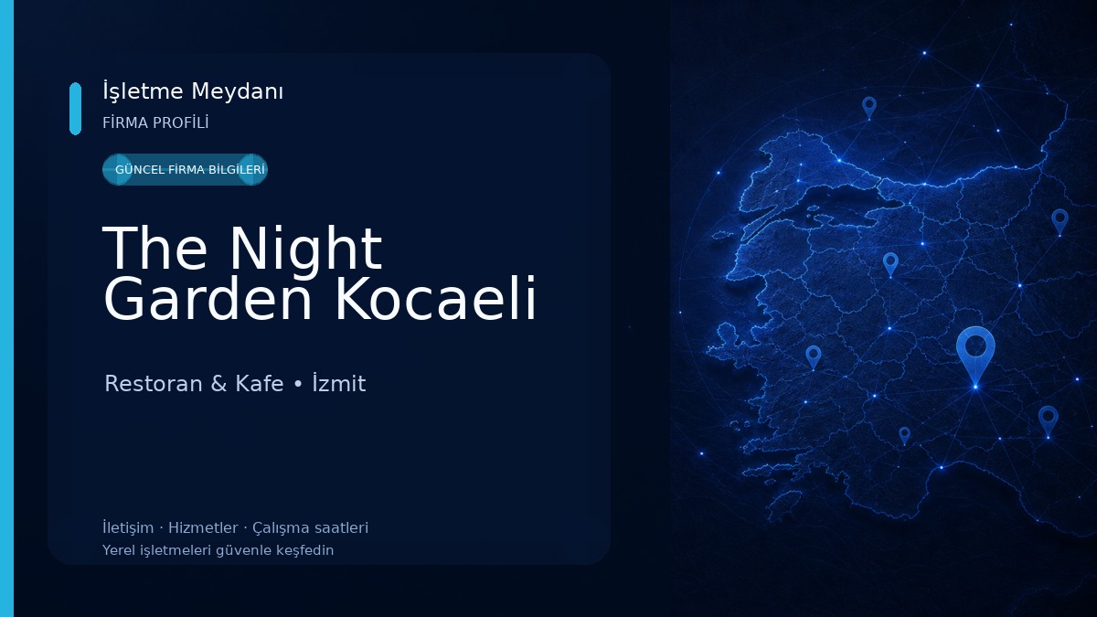 The Night Garden Kocaeli Restoran & Kafe