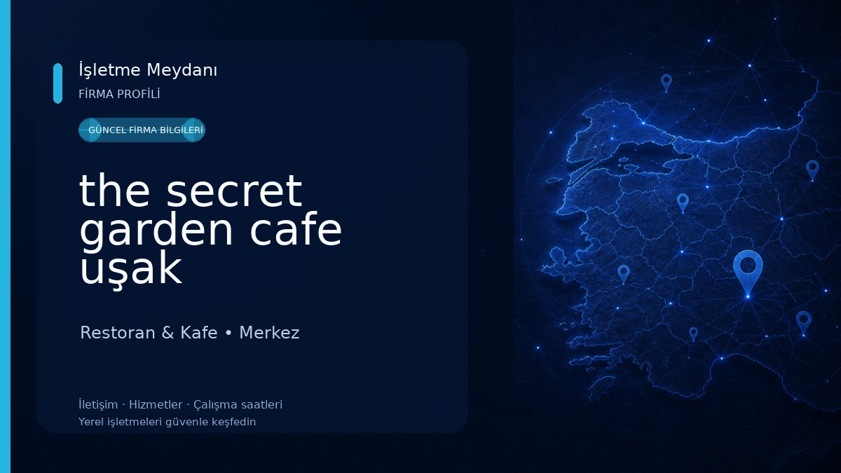 the secret garden cafe uşak Restoran & Kafe
