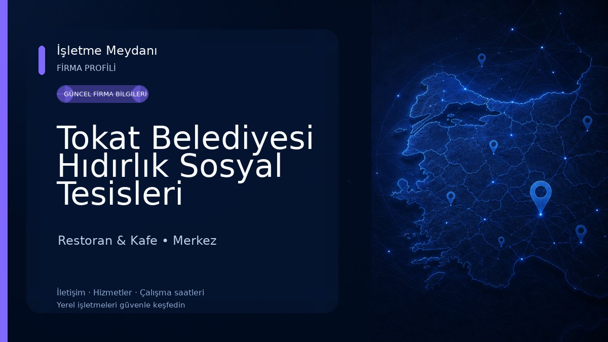 Tokat Belediyesi Hıdırlık Sosyal Tesisleri Restoran & Kafe