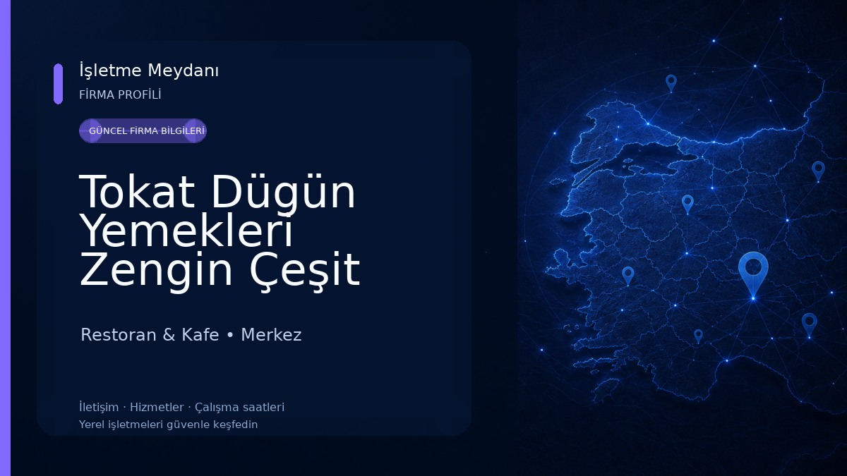 Tokat Dügün Yemekleri Zengin Çeşit