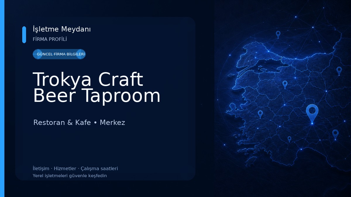 Trokya Craft Beer Taproom Restoran & Kafe