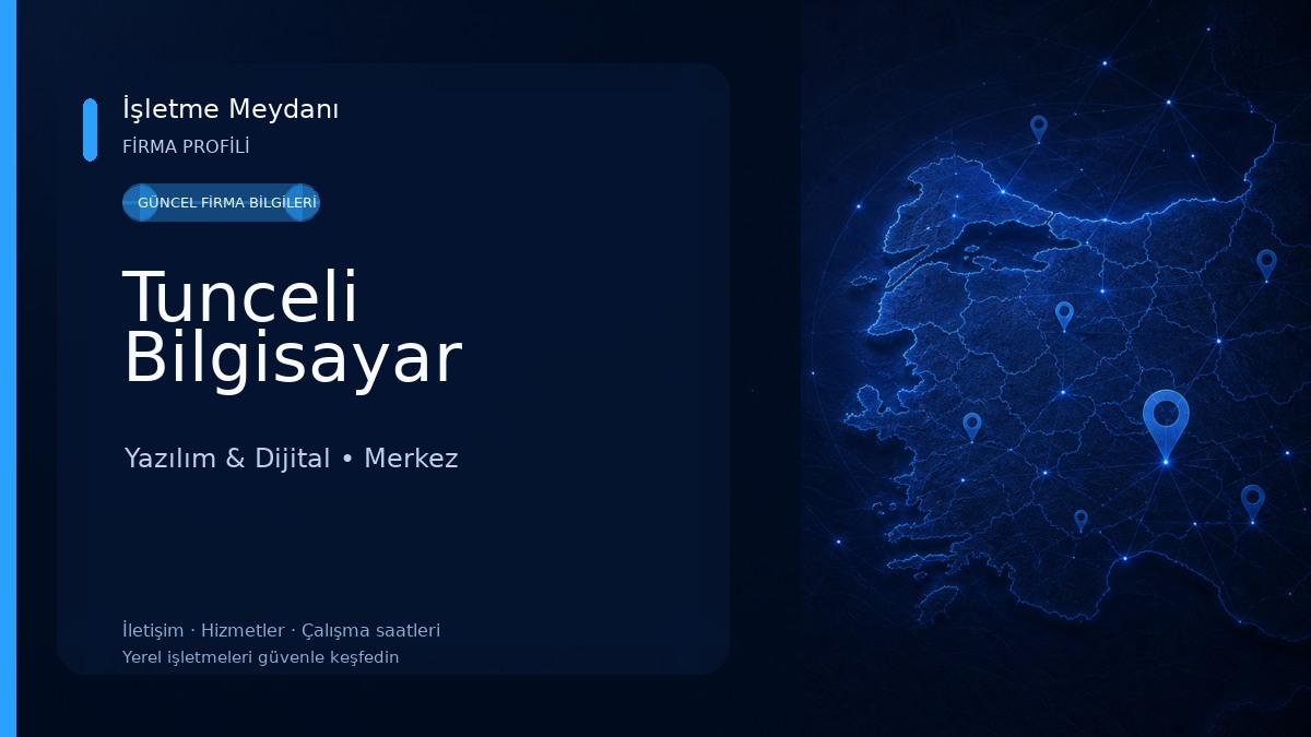 Tunceli Bilgisayar 