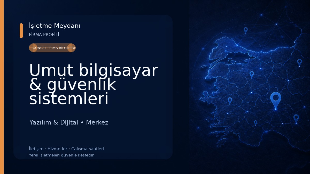 Umut bilgisayar & güvenlik sistemleri 