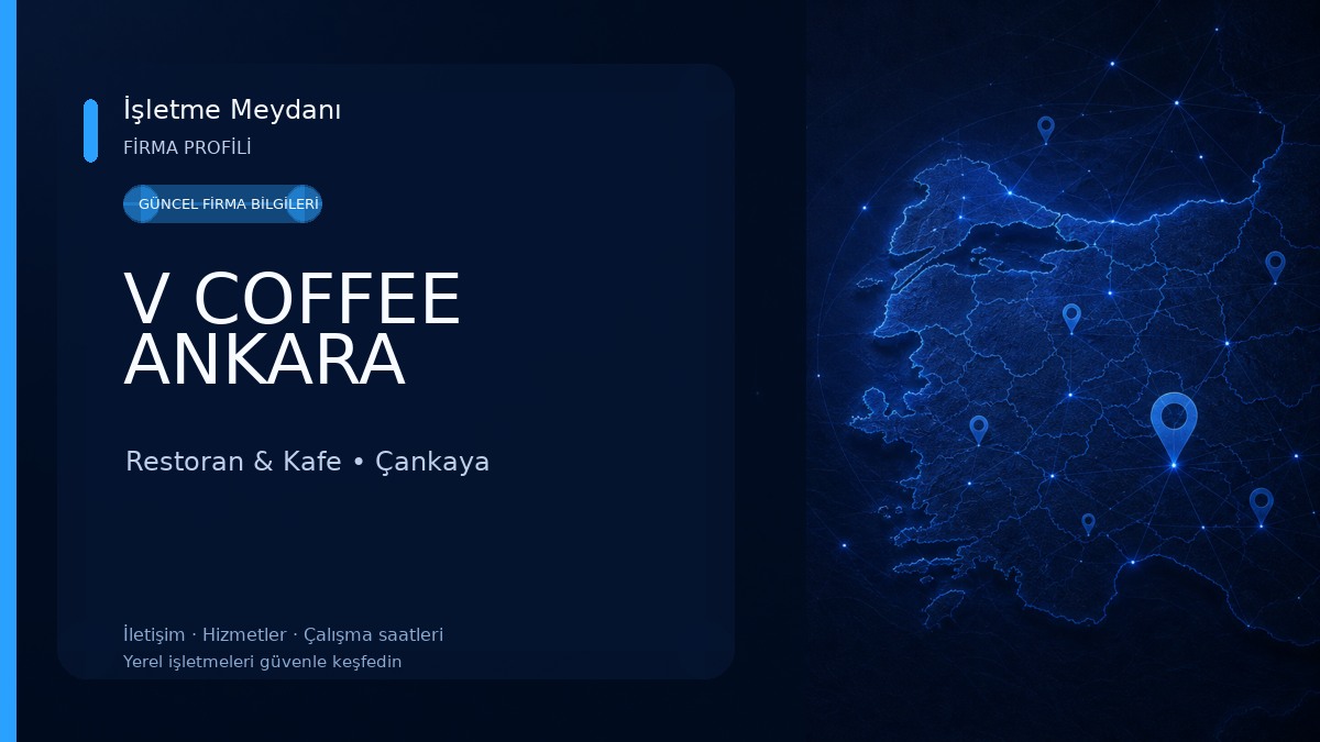 V COFFEE ANKARA Restoran & Kafe