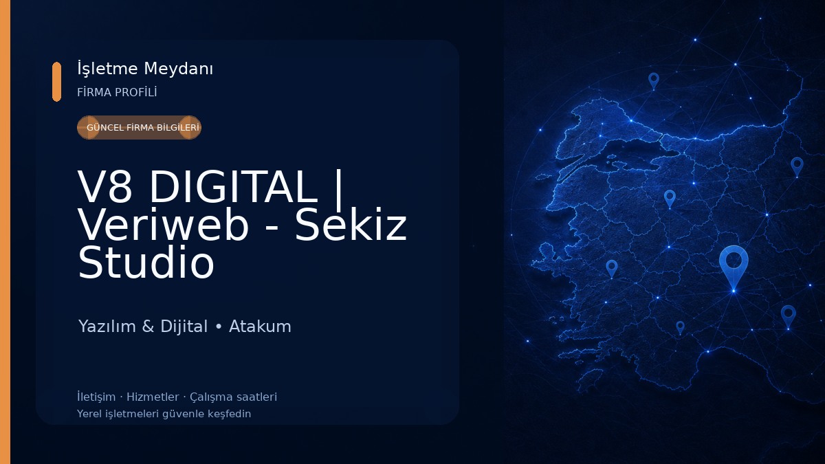 V8 DIGITAL | Veriweb - Sekiz Studio 