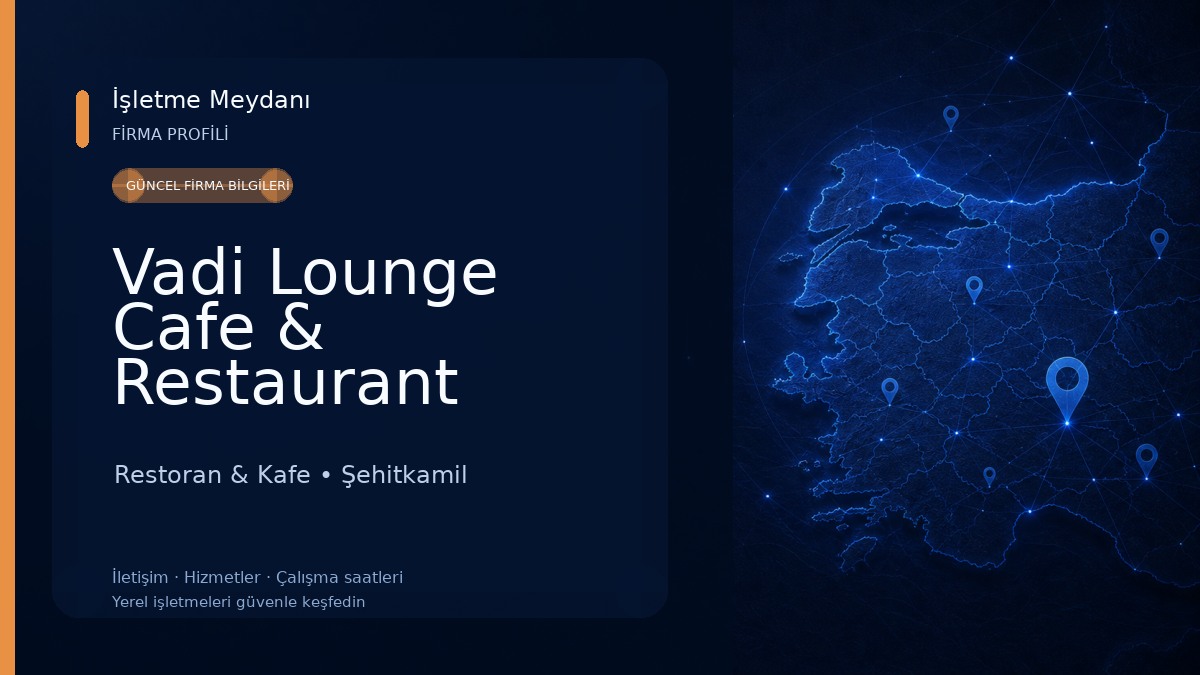 Vadi Lounge Cafe & Restaurant Restoran & Kafe