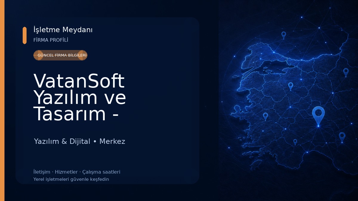 VatanSoft Yazılım ve Tasarım - AKINSOFT ANA BAYİ