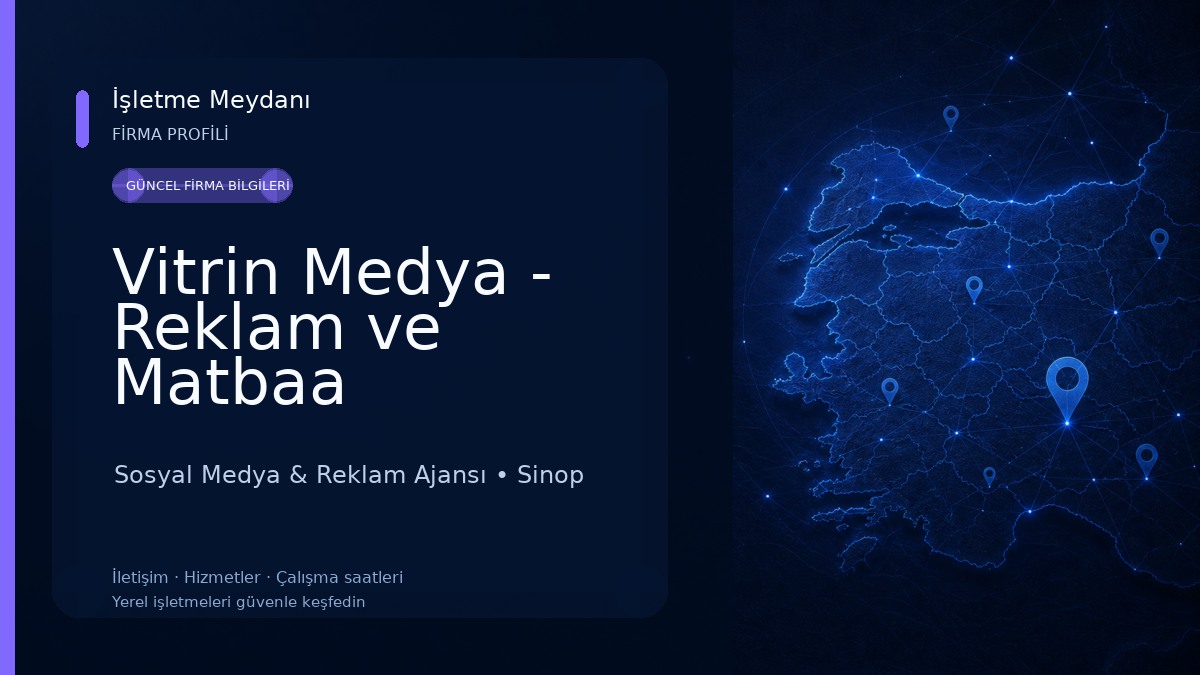 Vitrin Medya - Reklam ve Matbaa