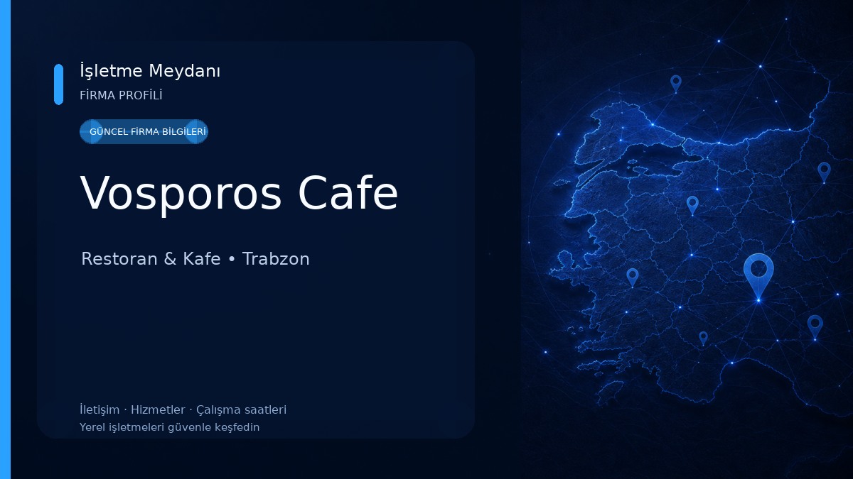Vosporos Cafe Restoran & Kafe