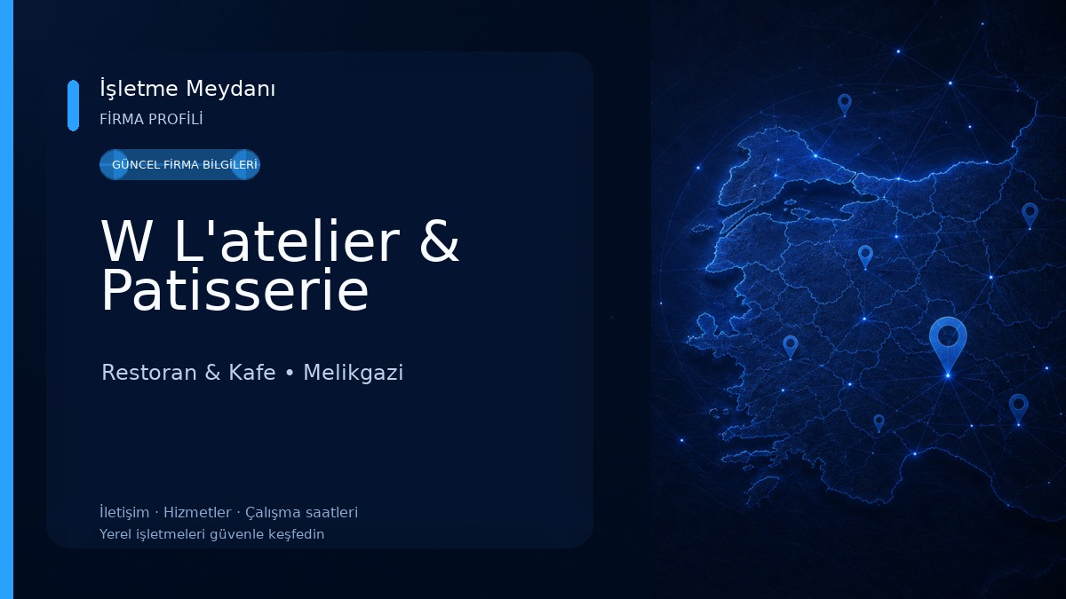 W L'atelier & Patisserie Restoran & Kafe