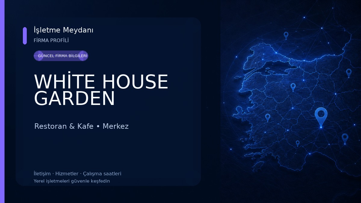 WHİTE HOUSE GARDEN Restoran & Kafe