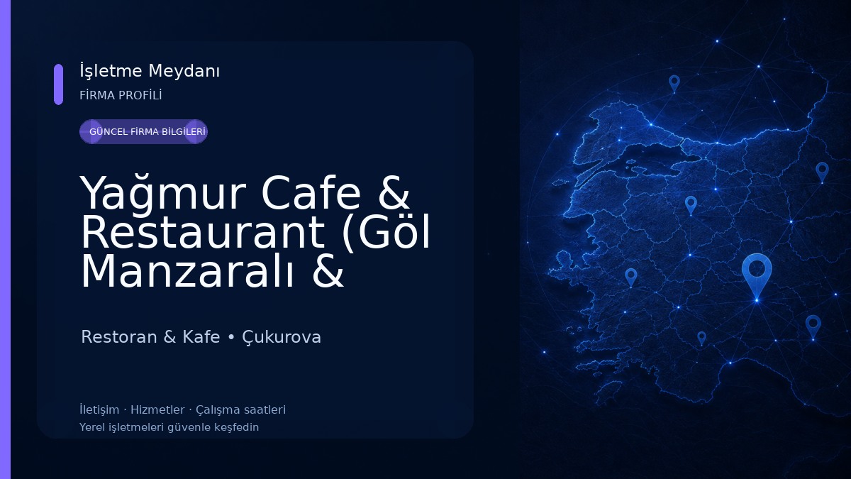 Yağmur Cafe & Restaurant (Göl Manzaralı & Brunch) Restoran & Kafe