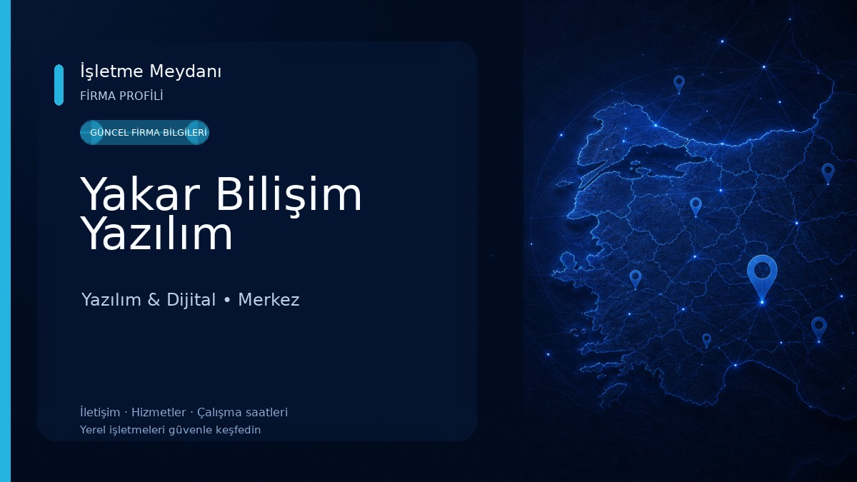 Yakar Bilişim Yazılım 