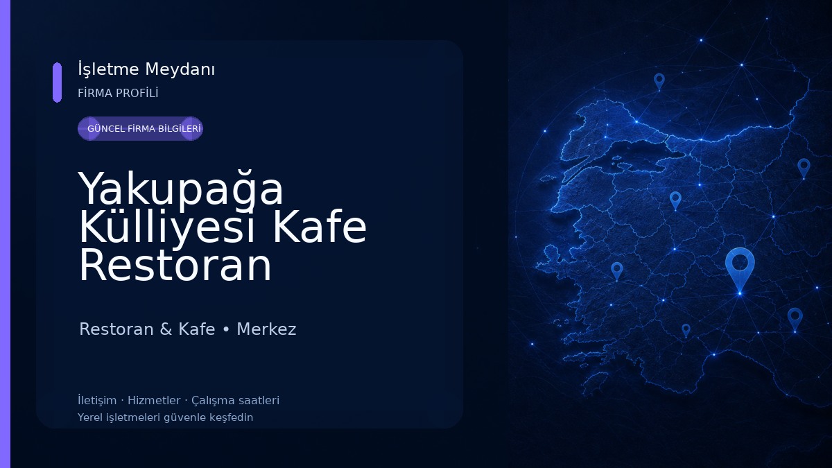 Yakupağa Külliyesi Kafe Restoran Restoran & Kafe